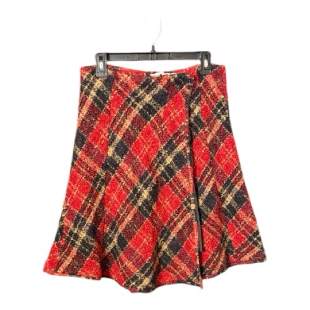 Q.C Wrap Skirt Wool/Mohair Made in Italy Size 8
